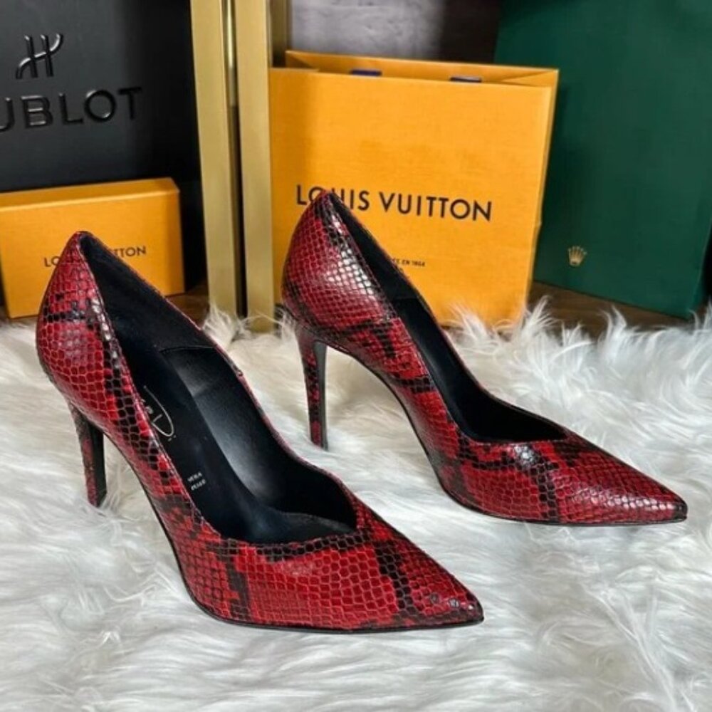 Gorgeous Bianca Di snake print heels. New and unworn. BNIB
